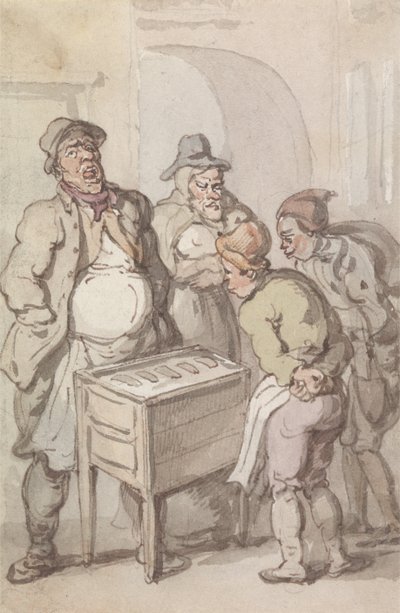 Hot Spice Gingerbread, All Hot by Thomas Rowlandson